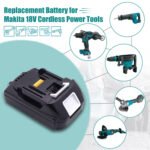 MAKITA BTD147 18V 1500mAh Drill Replacement Battery  UKTool-Battery